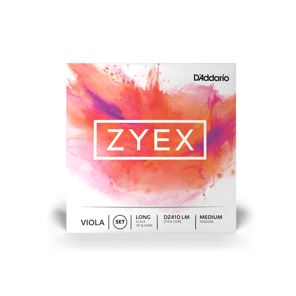 D'Addario Zyex Long Scale Viola String Set